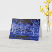 Apfelbäume Karte (Gelbe Blume)