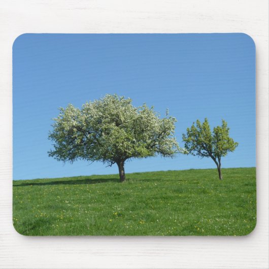 Apfelbäume Mousepad (Vorne)