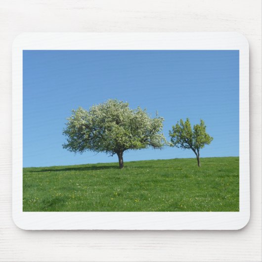 Apfelbäume Mousepad (Vorne)