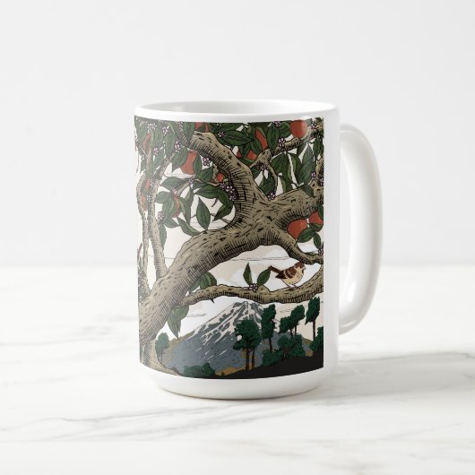 Apfelbaumlandschaft Kaffeetasse (VorderseiteRechts)