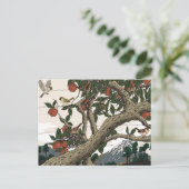 Apfelbaumlandschaft Postkarte (Stehend Vorderseite)