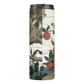 Apfelbaumlandschaft Thermosbecher (Rückseite)
