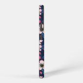 Apfelblüte auf dunkelblau samsung galaxy hülle (Rechte Seite)