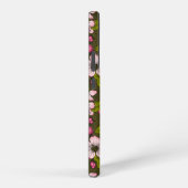 Apfelblüte auf dunkelgrün samsung galaxy hülle (Rechte Seite)