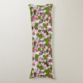 Apfelblüte auf weiß seitenschläferkissen (Vorderseite Vertikal)