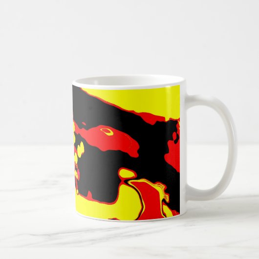 Apfelblüte - Blüte von Apple y/b/r Kaffeetasse (Rechts)