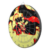 Apfelblüte Dartscheibe (Vorderseite rechts)