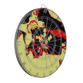 Apfelblüte Dartscheibe (Vorderseite Links)