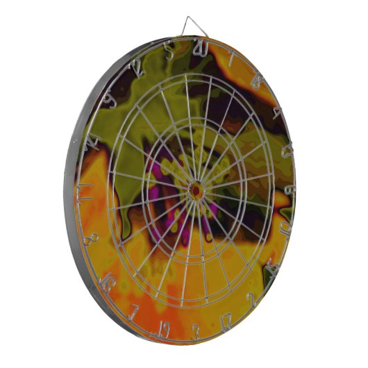 Apfelblüte Dartscheibe (Vorderseite Links)