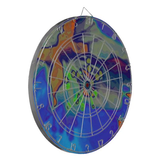 Apfelblüte Dartscheibe (Vorderseite Links)