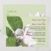 Apfelblüte Einladung zur Hochzeit (Vorne/Hinten)