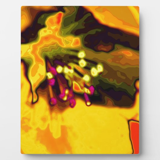 Apfelblüte Fotoplatte (Vorderseite)