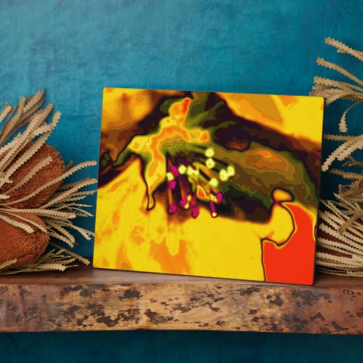 Apfelblüte Fotoplatte (Seite)