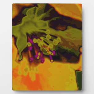 Apfelblüte Fotoplatte