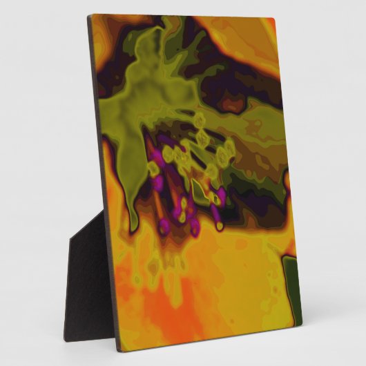 Apfelblüte Fotoplatte (Seite)