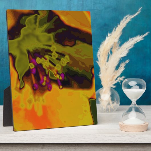 Apfelblüte Fotoplatte (Seite)