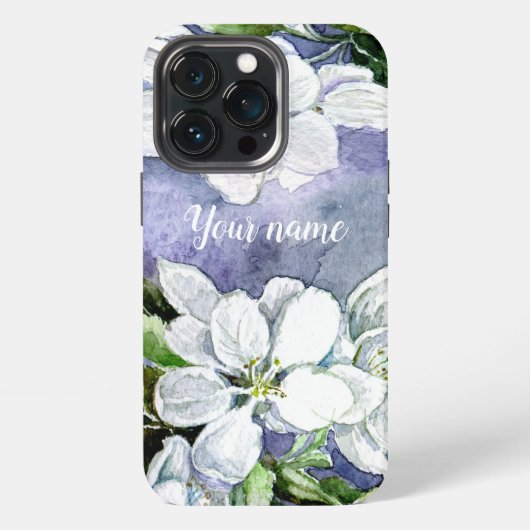 Apfelblüte iPhone Hülle (Hinten)
