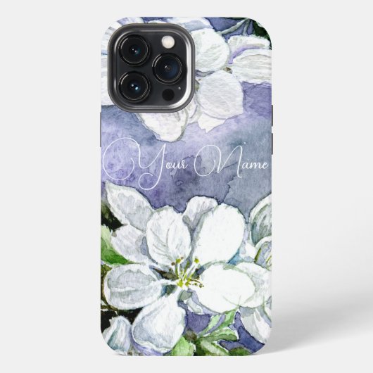 Apfelblüte iPhone Hülle (Rückseite)