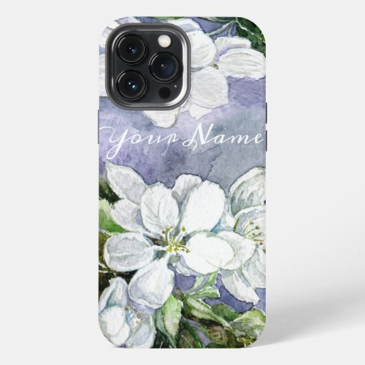 Apfelblüte iPhone Hülle (Rückseite)