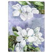Apfelblüte Klemmbrett (Rückseite)