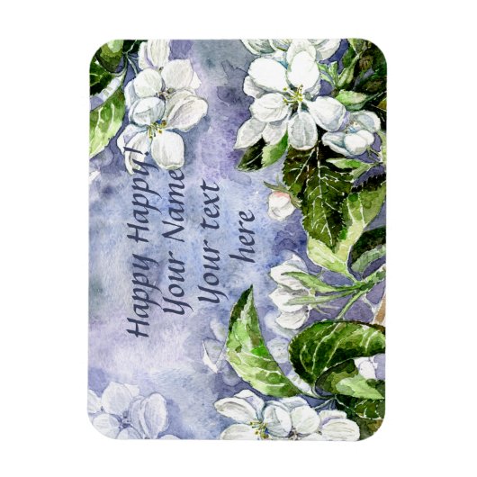 Apfelblüte Magnet (Vertikal)