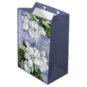 Apfelblüte Mittlere Geschenktüte (Rückseite Schrägansicht)