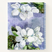 Apfelblüte Notizblock (Rückseite)