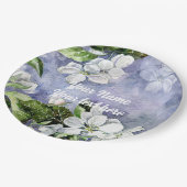 Apfelblüte Pappteller (Schrägansicht)