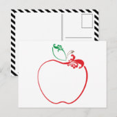 Apfelblüte Postkarte (Vorne/Hinten)