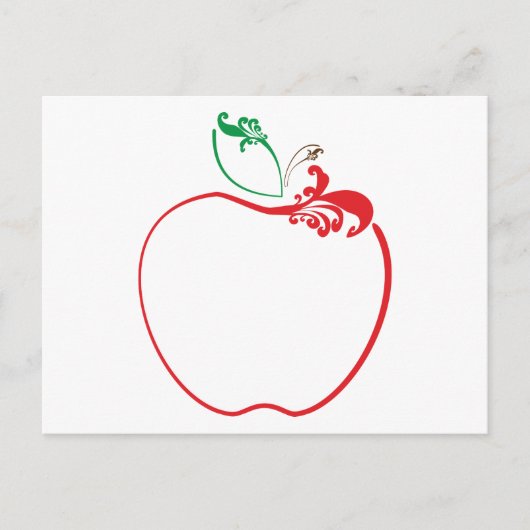 Apfelblüte Postkarte (Vorderseite)