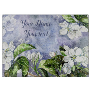 Apfelblüte Schneiden B Schneidebrett