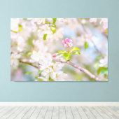 Apfelblüte - Schönheit Leinwanddruck (Insitu (Holzboden))