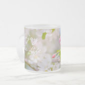 Apfelblüte - Schönheit Mattglastasse (Vorderseite Links)