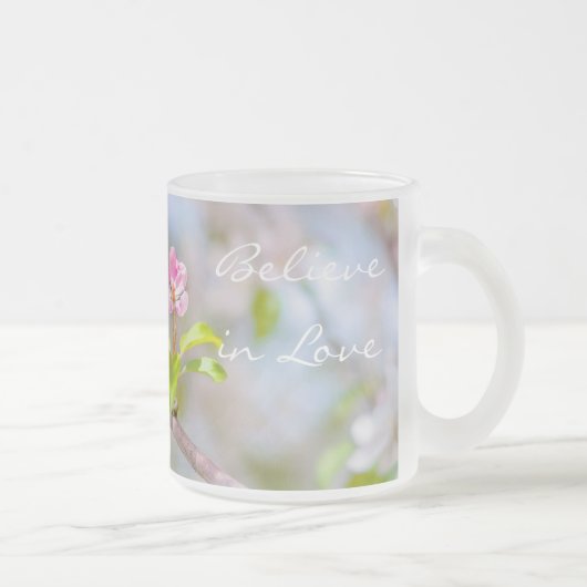 Apfelblüte - Schönheit Mattglastasse (Rechts)
