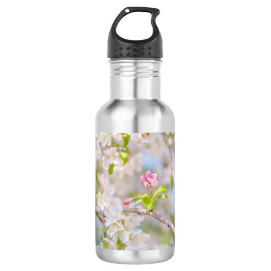Apfelblüte - Schönheit Trinkflasche (Vorderseite)