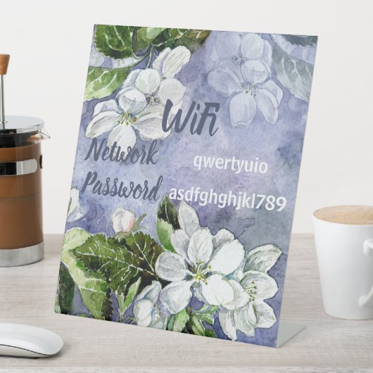 Apfelblüte Sockelschild (In Situ)