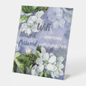 Apfelblüte Sockelschild (Vorderseite)