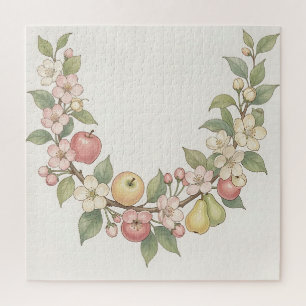 Apfelblüten-Fruchtkranz Botanisch  Puzzle