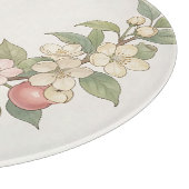 Apfelblüten-Fruchtkranz Botanisch Schneidebrett (Ecke)