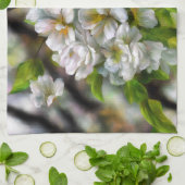 Apfelblüten Geschirrtuch (Gefaltet)