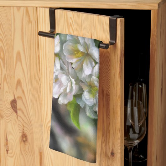 Apfelblüten Geschirrtuch (Drittel gefaltet)