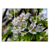 Apfelblüten Große Geschenktüte (Vorderseite)