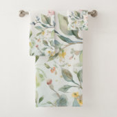 Apfelblüten inspiriert badhandtuch set (Insitu)