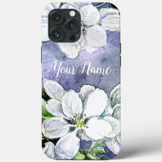 Apfelblüten iPhone / iPad Hülle (Rückseite)