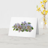 Apfelblüten Karte (Gelbe Blume)