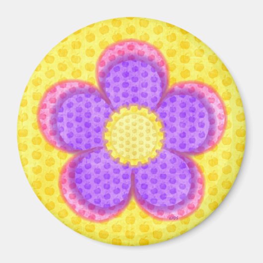 Apfelblüten Magnet (Vorne)