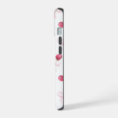 Apfelblüten Nahtloses Muster iPhone 15 Hülle (Linke Seite)
