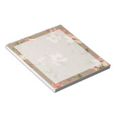 Apfelblüten Notizblock (angewinkelt)