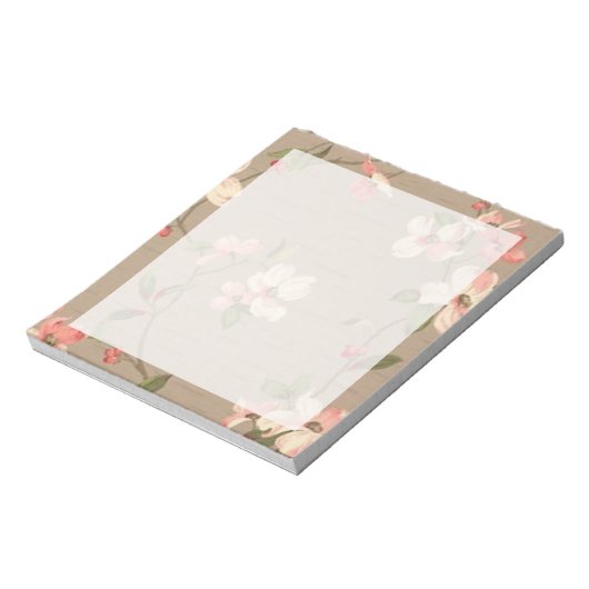 Apfelblüten Notizblock (Rotiert)