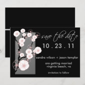 Apfelblüten Save the Date (Vorne/Hinten)